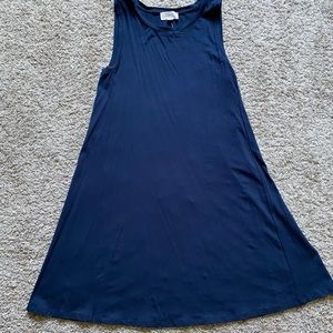 Loft Navy Blue Shift Dress
